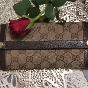 Gucci Brown Monogram Wallet